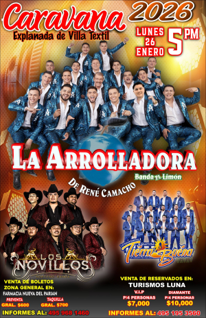 La Arrolladora en la Caravana Villa Hidalgo Jalisco 2026